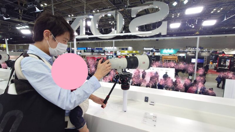 パシフィコ横浜で開催されていたCP+でSONYの望遠レンズを試す